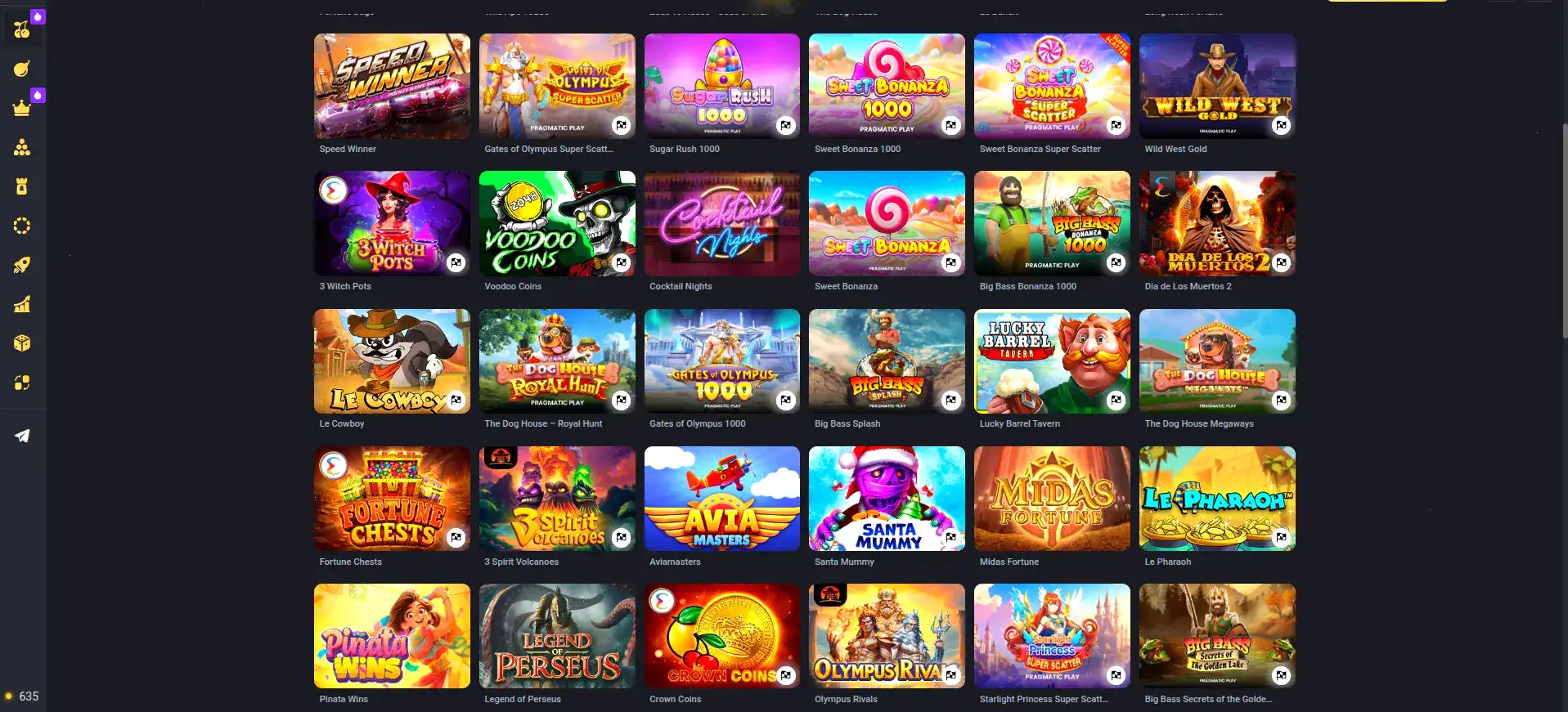 Бонусная программа Vodka casino
